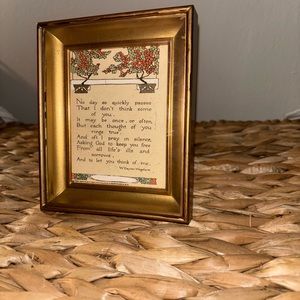 Gold Framed Inspirational Quote by W. Dugan Wiggins